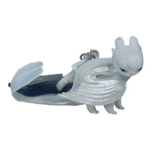 Universal Studios How to Train Your Dragon Light Fury Figurine Keychain